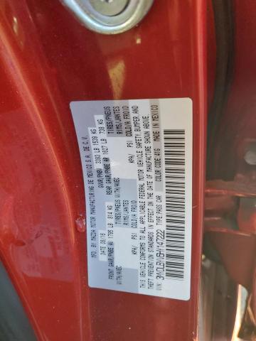 3MYDLBYV6HY147222 - 2017 TOYOTA YARIS IA RED photo 12