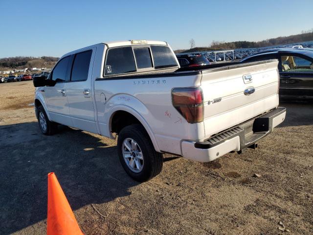 1FTFW1E61BFA18261 - 2011 FORD F150 SUPERCREW WHITE photo 2