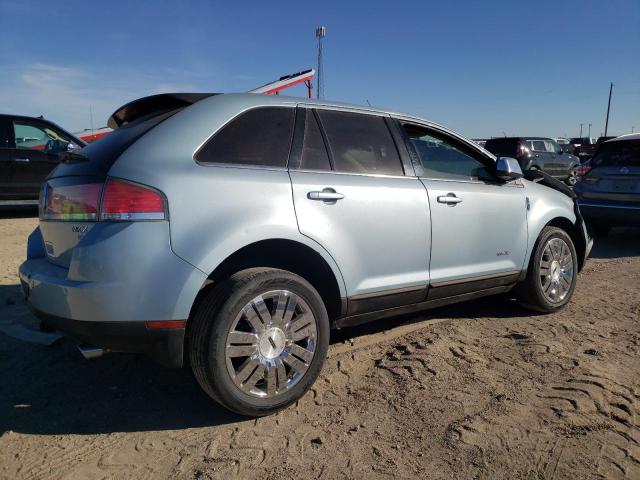 2LMDU88C98BJ31442 - 2008 LINCOLN MKX BLUE photo 3