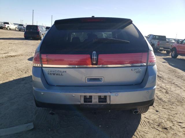 2LMDU88C98BJ31442 - 2008 LINCOLN MKX BLUE photo 6