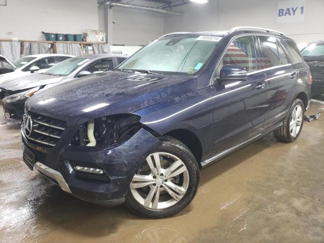 4JGDA5HB6EA284460 - 2014 MERCEDES-BENZ ML 350 4MATIC BLUE photo 1