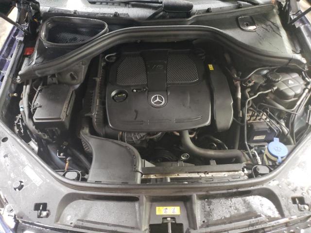 4JGDA5HB6EA284460 - 2014 MERCEDES-BENZ ML 350 4MATIC BLUE photo 11