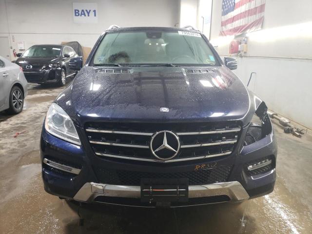 4JGDA5HB6EA284460 - 2014 MERCEDES-BENZ ML 350 4MATIC BLUE photo 5
