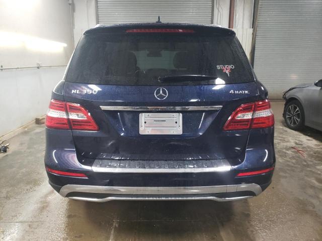 4JGDA5HB6EA284460 - 2014 MERCEDES-BENZ ML 350 4MATIC BLUE photo 6