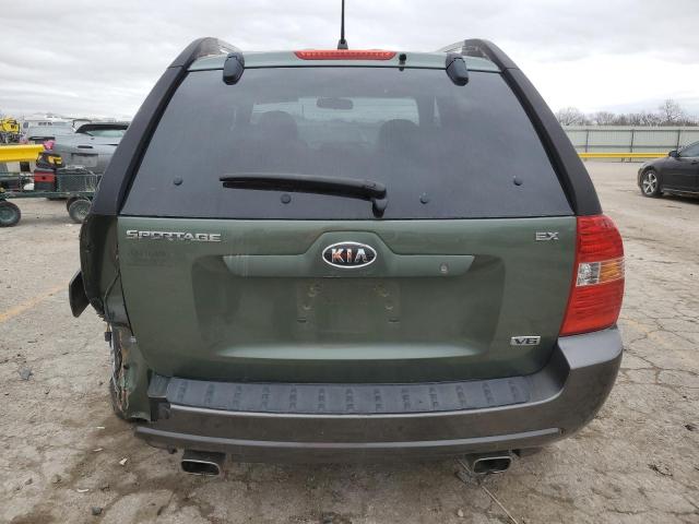 KNDJF723X57028843 - 2005 KIA NEW SPORTA GREEN photo 6