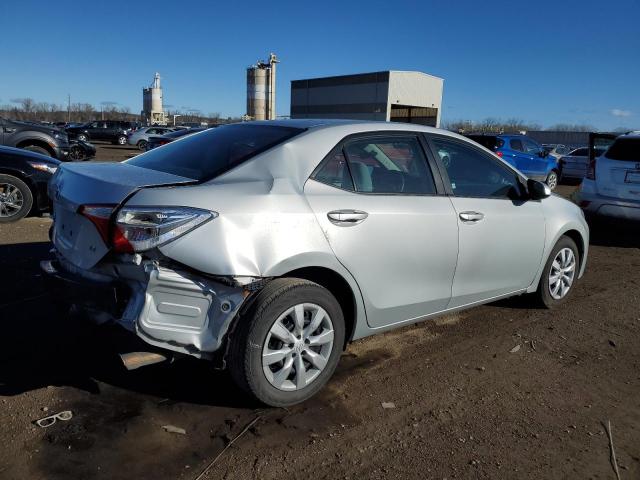 2T1BURHE6EC010613 - 2014 TOYOTA COROLLA L SILVER photo 3