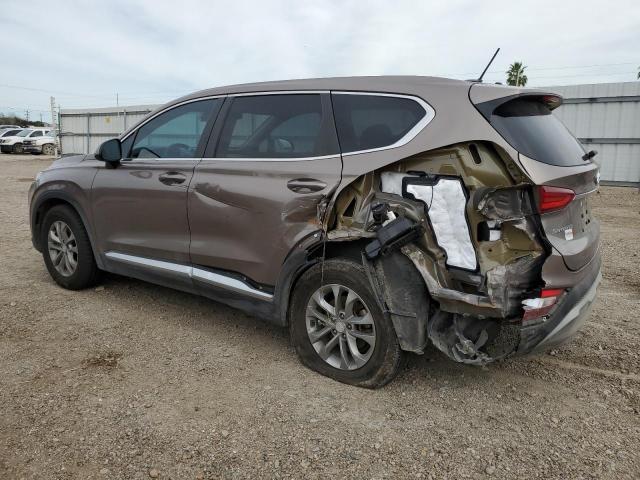 5NMS23AD8KH121951 - 2019 HYUNDAI SANTA FE SE BROWN photo 2