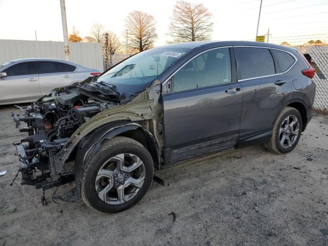 2HKRW2H50JH666796 - 2018 HONDA CR-V EX GRAY photo 1