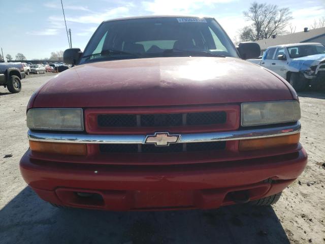 1GNDT13X74K128874 - 2004 CHEVROLET BLAZER RED photo 5