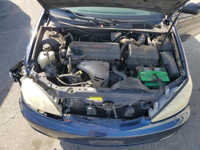 4T1BE32K44U278551 - 2004 TOYOTA CAMRY LE BLUE photo 11