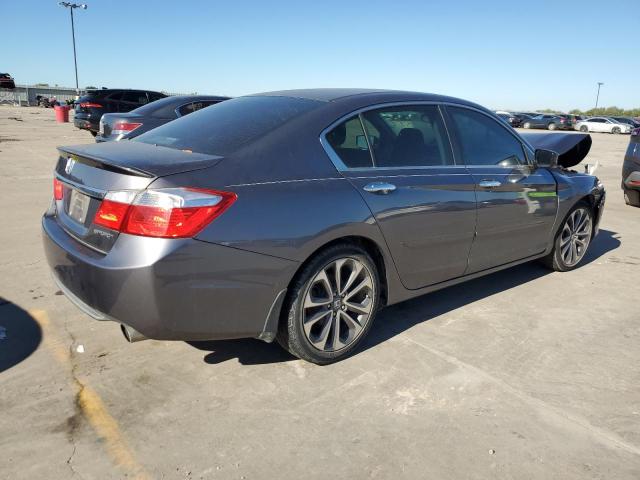 1HGCR2F58FA067015 - 2015 HONDA ACCORD SPORT GRAY photo 3