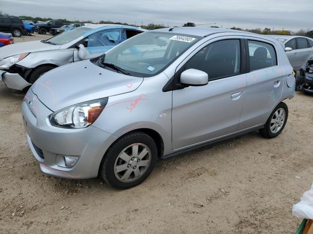 ML32A4HJ3EH021432 - 2014 MITSUBISHI MIRAGE ES SILVER photo 1