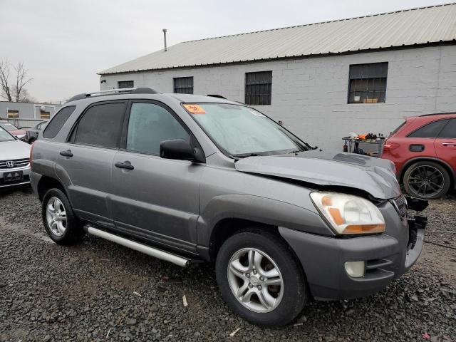 KNDJE723587529548 - 2008 KIA SPORTAGE EX GRAY photo 4