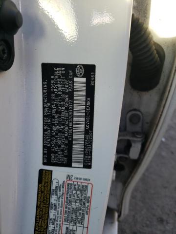 4T1BE46K57U640472 - 2007 TOYOTA CAMRY CE WHITE photo 12