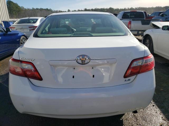 4T1BE46K57U640472 - 2007 TOYOTA CAMRY CE WHITE photo 6