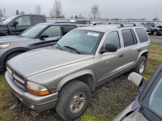 1B4HS28N2YF308737 - 2000 DODGE DURANGO TAN photo 1