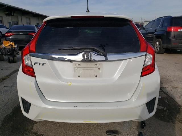 3HGGK5H83FM780311 - 2015 HONDA FIT EX WHITE photo 6