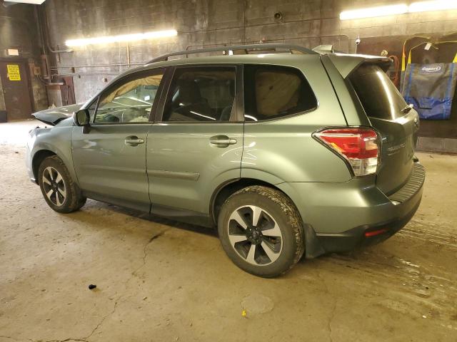 JF2SJAEC6HH571182 - 2017 SUBARU FORESTER 2.5I PREMIUM GREEN photo 2