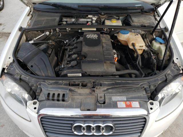 WAUAF78E27A136773 - 2007 AUDI A4 2 WHITE photo 11