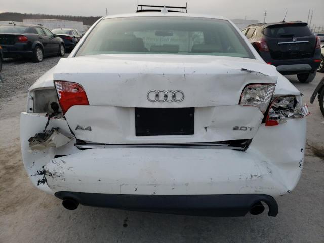 WAUAF78E27A136773 - 2007 AUDI A4 2 WHITE photo 6