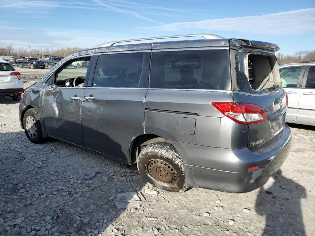 JN8AE2KP5E9103918 - 2014 NISSAN QUEST S GRAY photo 2