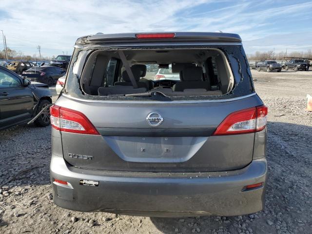 JN8AE2KP5E9103918 - 2014 NISSAN QUEST S GRAY photo 6