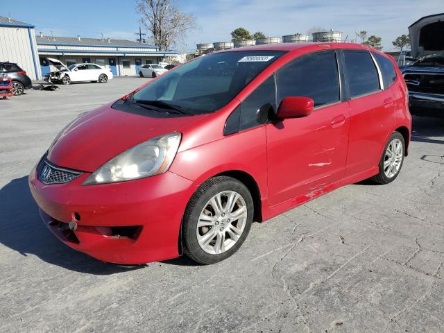 JHMGE8G48AC038064 - 2010 HONDA FIT SPORT RED photo 1