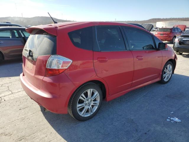 JHMGE8G48AC038064 - 2010 HONDA FIT SPORT RED photo 3