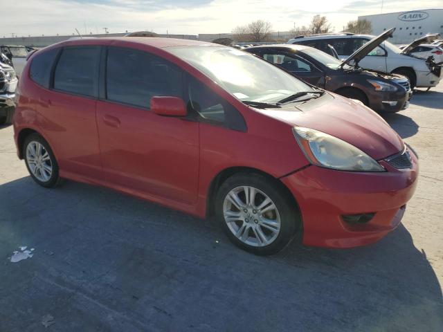 JHMGE8G48AC038064 - 2010 HONDA FIT SPORT RED photo 4