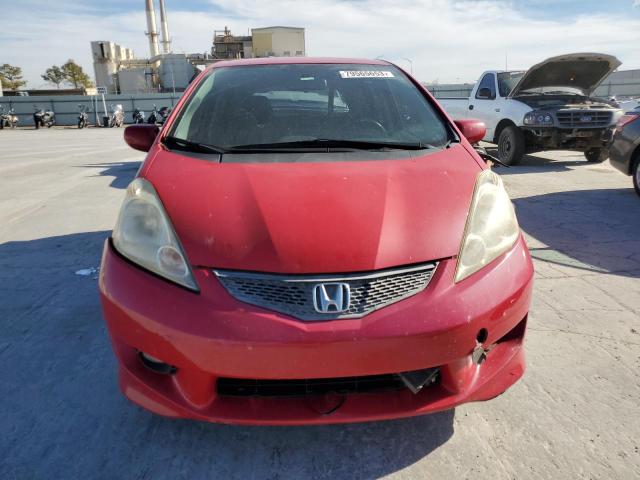 JHMGE8G48AC038064 - 2010 HONDA FIT SPORT RED photo 5