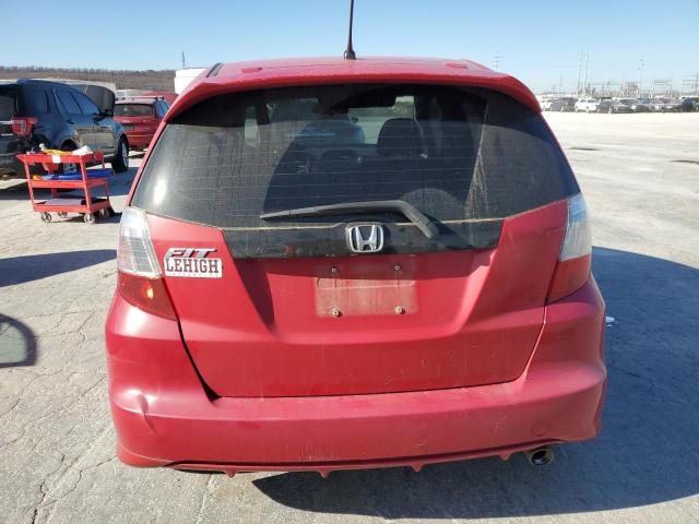 JHMGE8G48AC038064 - 2010 HONDA FIT SPORT RED photo 6