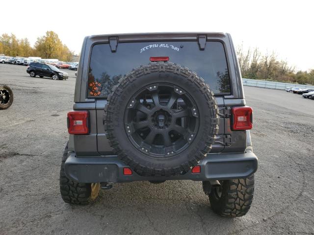 1C4HJXEN8MW718122 - 2021 JEEP WRANGLER U SAHARA GRAY photo 6