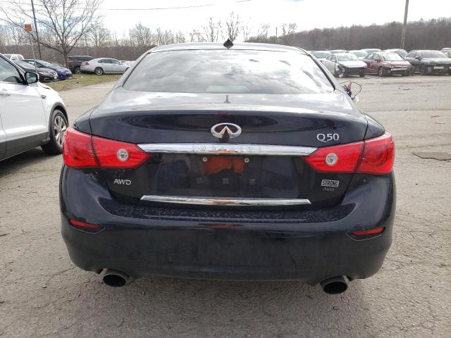 JN1CV7AR7GM252547 - 2016 INFINITI Q50 BASE BLACK photo 6