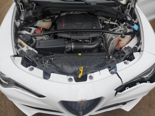 ZASPAKBN3L7C75476 - 2020 ALFA ROMEO STELVIO TI WHITE photo 12