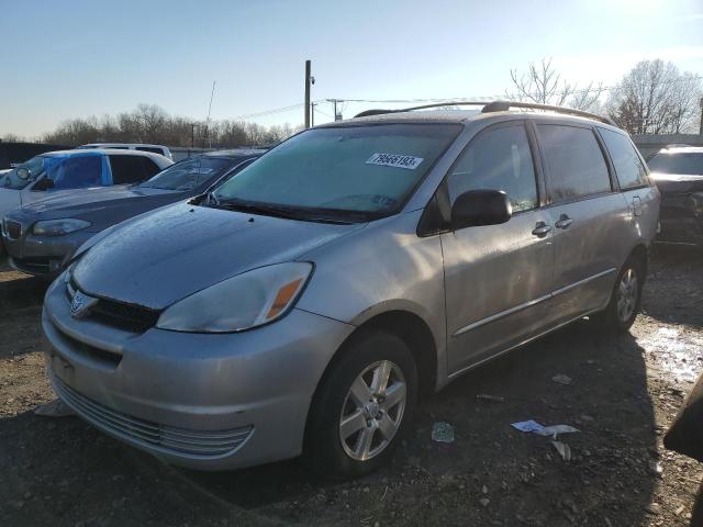 5TDZA23CX4S178751 - 2004 TOYOTA SIENNA CE SILVER photo 1