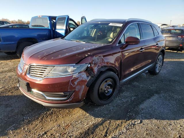 2LMTJ8LR9GBL53123 - 2016 LINCOLN MKX RESERVE 棕色 照片 1