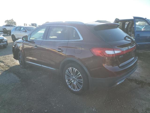 2LMTJ8LR9GBL53123 - 2016 LINCOLN MKX RESERVE 棕色 照片 2