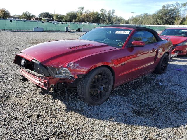 1ZVBP8FFXE5296019 - 2014 FORD MUSTANG GT RED photo 1