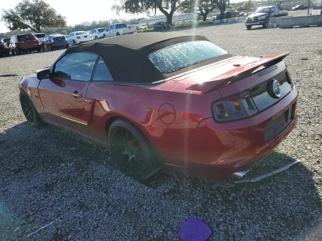 1ZVBP8FFXE5296019 - 2014 FORD MUSTANG GT RED photo 2