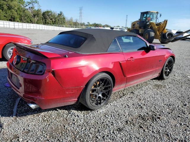 1ZVBP8FFXE5296019 - 2014 FORD MUSTANG GT RED photo 3