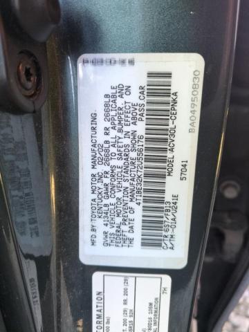 4T1BE32K72U556176 - 2002 TOYOTA CAMRY LE WHITE photo 12