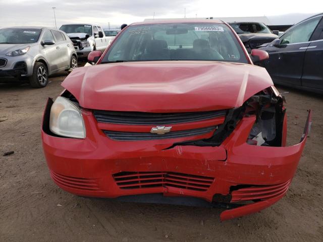 1G1AL55F287251054 - 2008 CHEVROLET COBALT LT RED photo 5