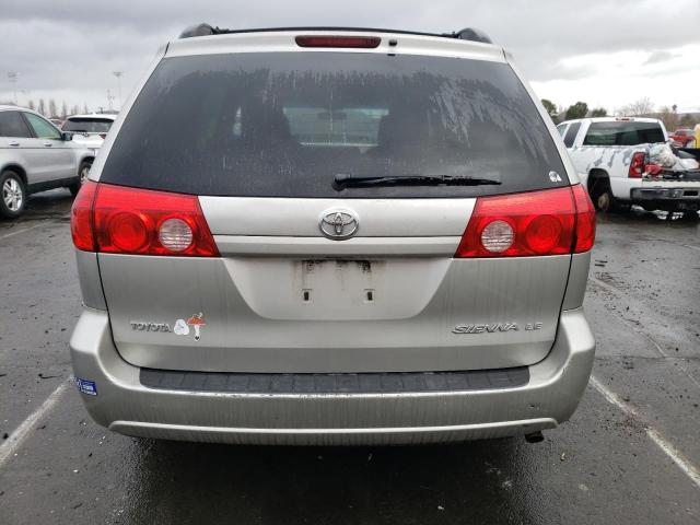 5TDKK4CC5AS320896 - 2010 TOYOTA SIENNA CE SILVER photo 6