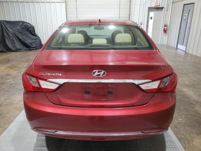 5NPEB4AC0CH451856 - 2012 HYUNDAI SONATA GLS MAROON photo 6