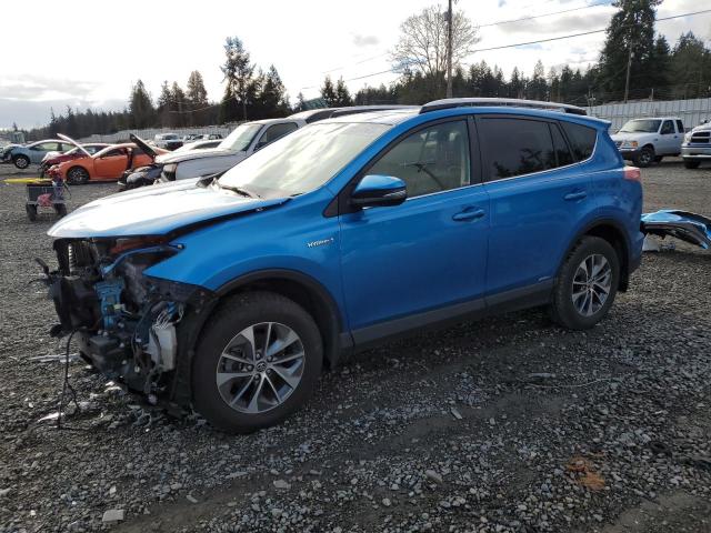 JTMRJREV9GD012289 - 2016 TOYOTA RAV4 HV XLE BLUE photo 1