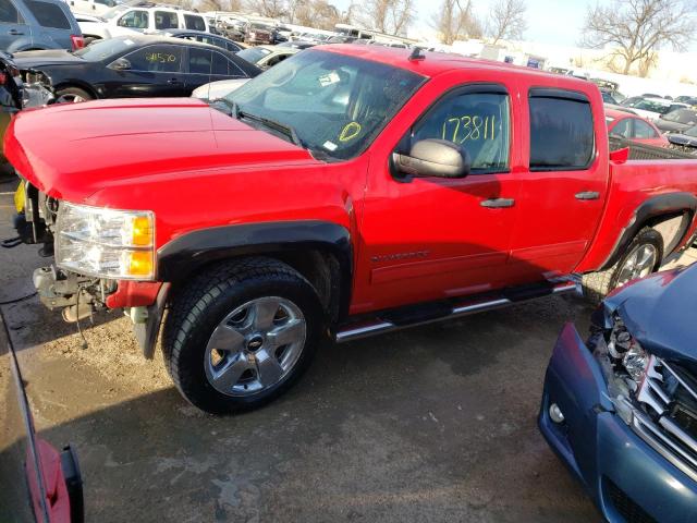 3GCPKSE35BG103310 - 2011 CHEVROLET SILVERADO K1500 LT RED photo 1