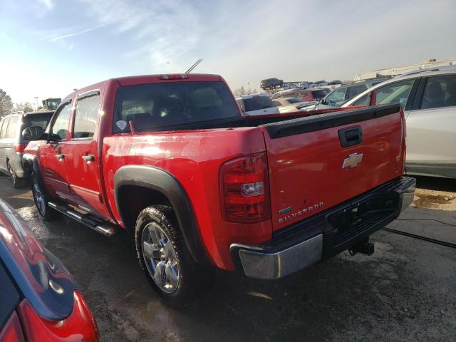 3GCPKSE35BG103310 - 2011 CHEVROLET SILVERADO K1500 LT RED photo 2