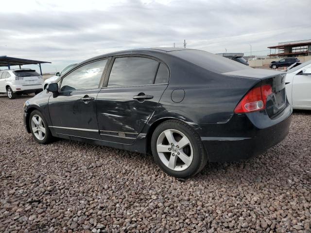 1HGFA16548L058107 - 2008 HONDA CIVIC LX BLACK photo 2