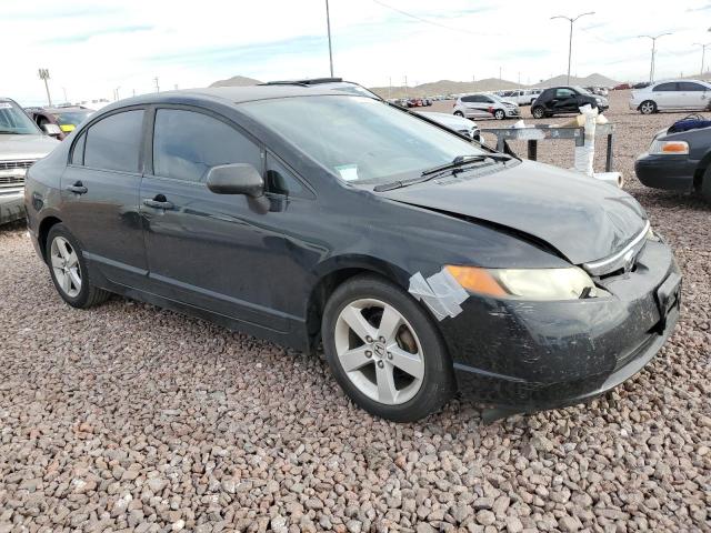 1HGFA16548L058107 - 2008 HONDA CIVIC LX BLACK photo 4