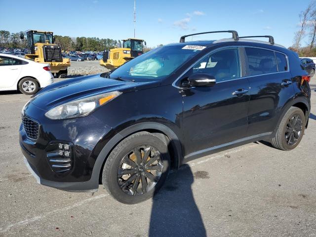 KNDPN3AC3K7569073 - 2019 KIA SPORTAGE EX BLACK photo 1